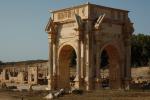 Libia - L'arco di Settimio Severo dopo il restauro